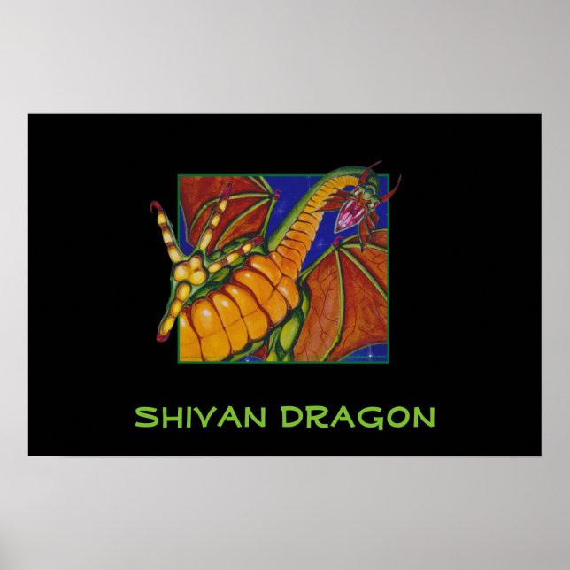 Shivan Dragon Poster (Vorne)