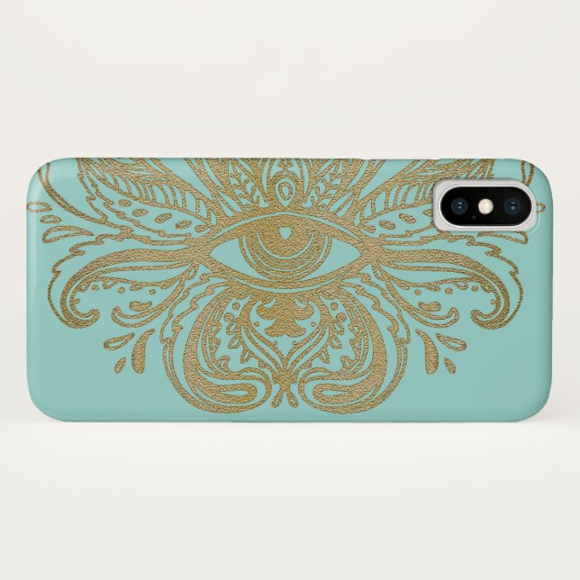 Shiva's Eye - iPhone Case (Rückseite (Horizontal))