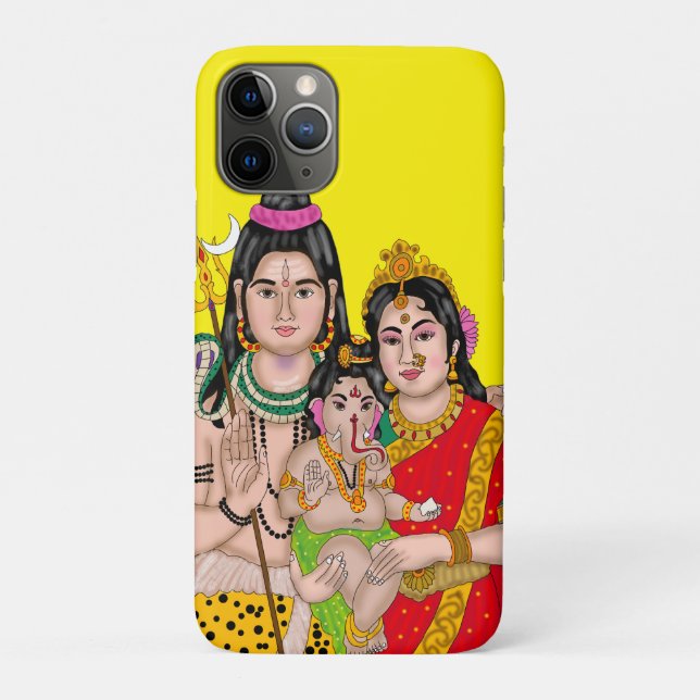 Shivas Familien-Handyhülle Case-Mate iPhone Hülle (Rückseite)