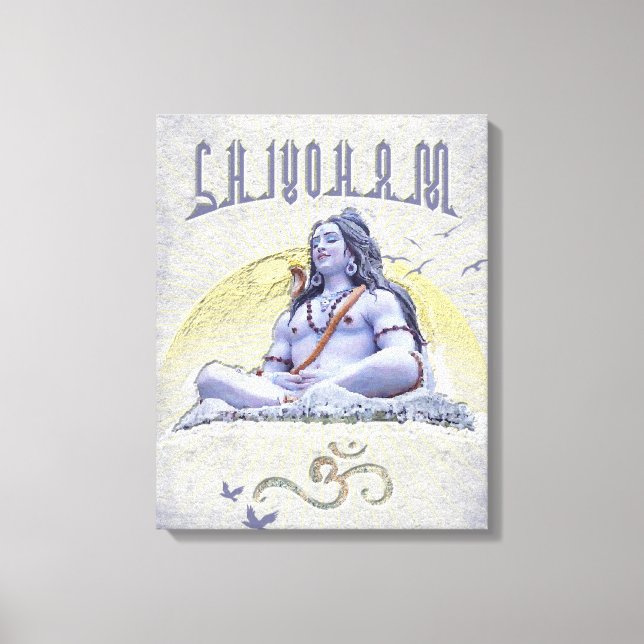 SHIVOHAM - Wrapped Canvas Leinwanddruck (Vorderseite)