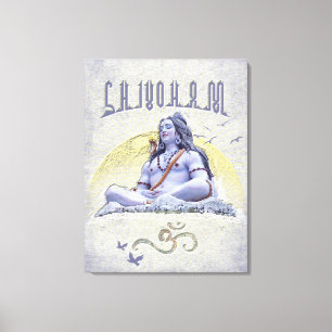 SHIVOHAM - Wrapped Canvas Leinwanddruck