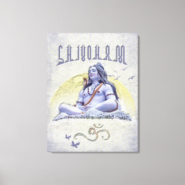 SHIVOHAM - Wrapped Canvas Leinwanddruck (Vorderseite)