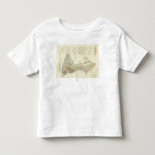 Shizuoka-Ken, JapanPanoramic Karte Kleinkind T-shirt