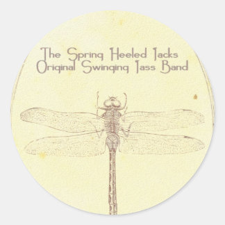 SHJ 2010: Dragonfly-Aufkleber Runder Aufkleber