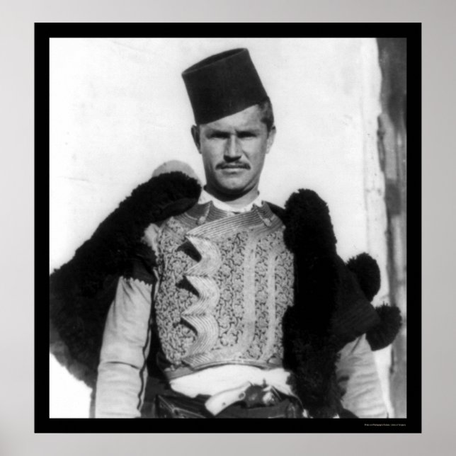 Shkypetars Costume Albanien 1923 Poster (Vorne)