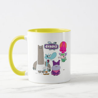 Shnitzel, Mung, Chowder und Truffles Tasse