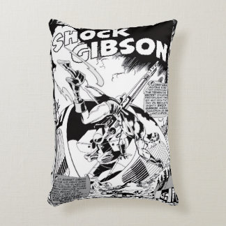 'SHOCK Gibson' Action Comic Strip Kissen