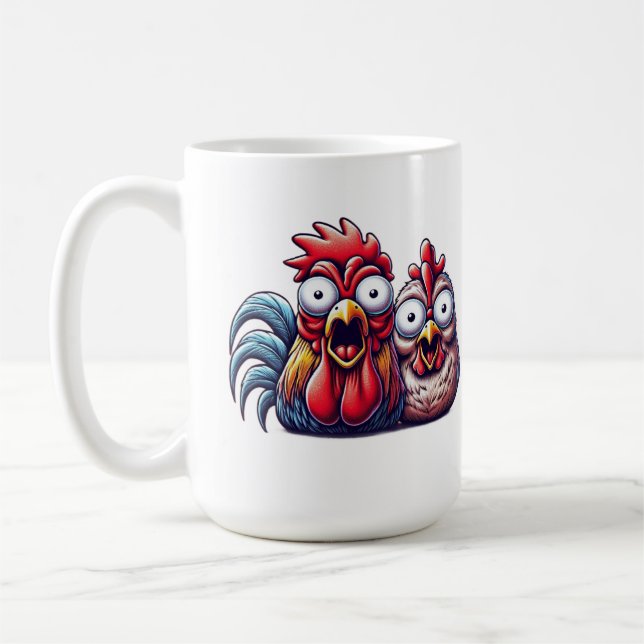 Shocked Barnyard Duo Mug Kaffeetasse (Links)