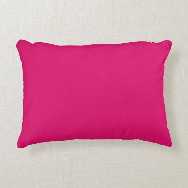 Shocking Pink, Solid, Lovely,Simple,Modern Dekokissen (Vorderseite)