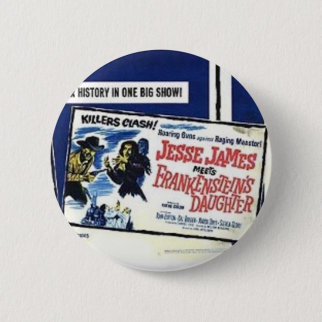 Shockorama JesseJames frankenstein Tochterknopf Button (Vorderseite)