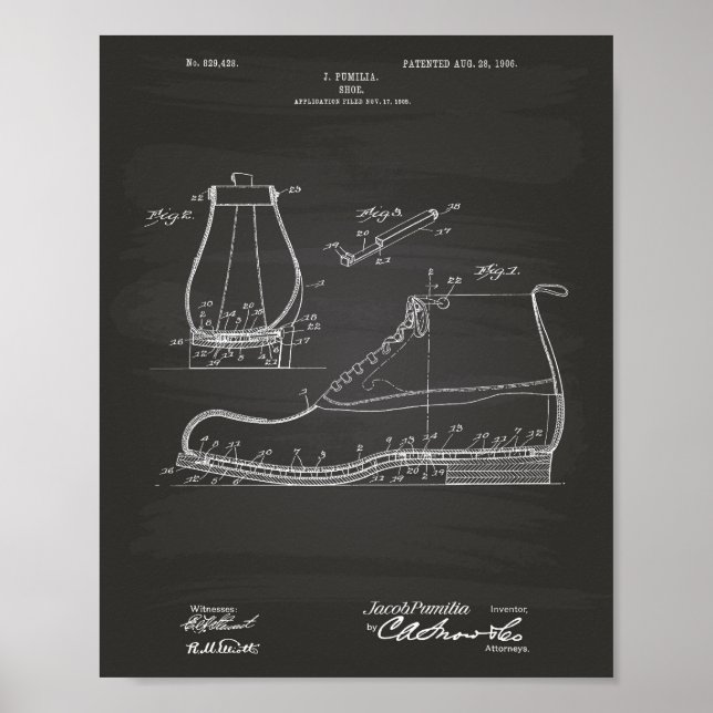 Shoe 1906 Patentenkabine Poster (Vorne)