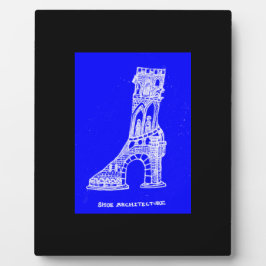 Shoe Architecture Art Plaque Fotoplatte