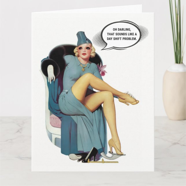 Shoe Shopping and Work Issues Don’t Mix Karte (Vorderseite)