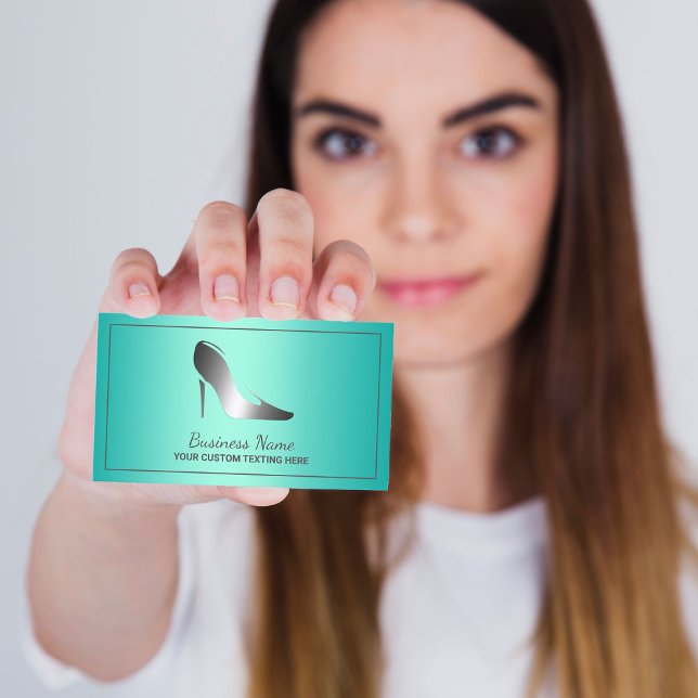 Shoe Store Visitenkarte (Shoe Store Business Cards)