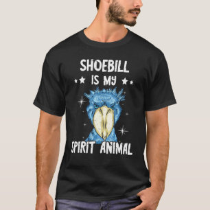 Shoebill Spirit Animal African Bird African Storch T-Shirt