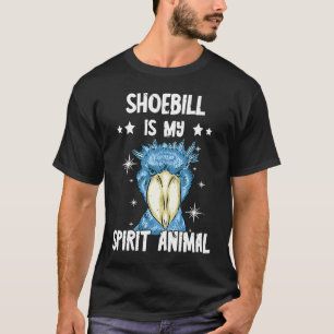 Shoebill Spirit Animal African Bird African Storch T-Shirt