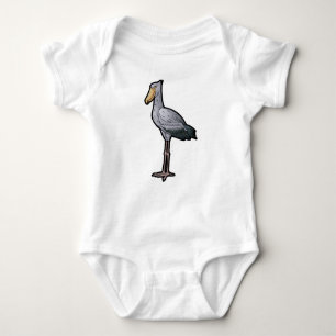 Shoebill Storch Baby Strampler