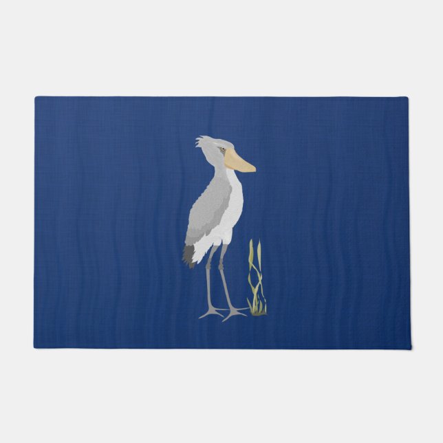 Shoebill Stork Doormat Fußmatte (Vorderseite)
