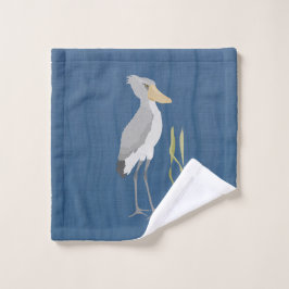 Shoebill Stork Washtuch Waschlappen