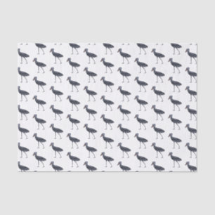 Shoebill-Vogel-Cartoon Seidenpapier