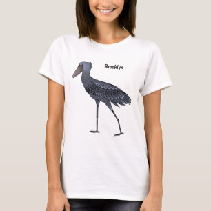 Shoebill-Vogel-Cartoon T-Shirt