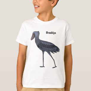 Shoebill-Vogel-Cartoon T-Shirt