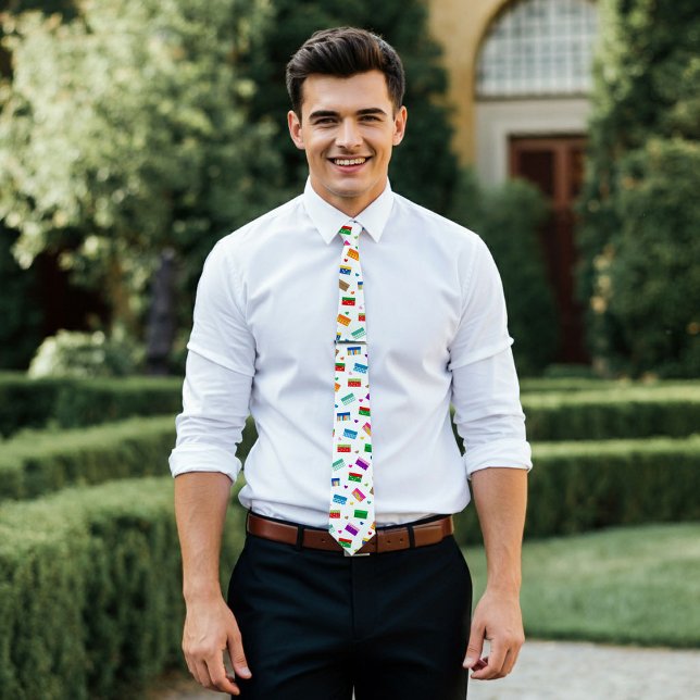 Shoebox Liebe Neck Tie - White Krawatte (Von Creator hochgeladen)
