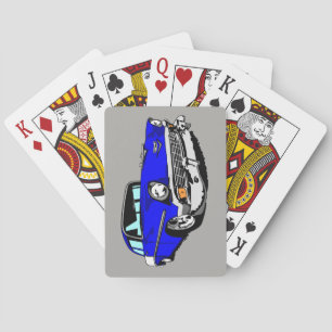 Shoebox Spielkarten 1956 im Blau