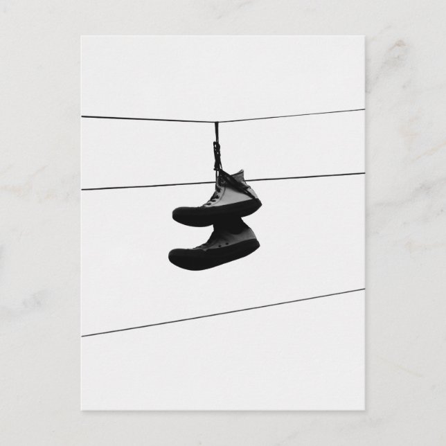 Shoefiti Postkarte (Vorderseite)