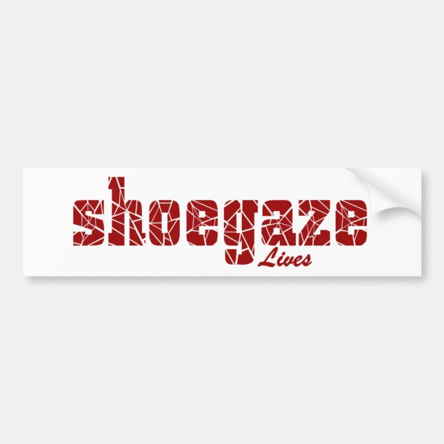 Shoegaze lebt Autoaufkleber (Vorne)