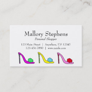 Shoes Shoes Shoes Shoes Business Calling Card Visitenkarte