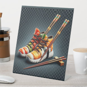Shoeshi ME - Einzigartig Sushi Sneaker Sockelschild