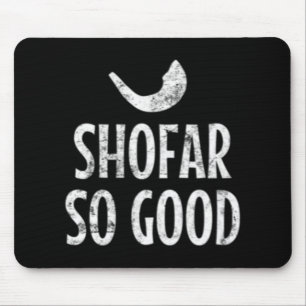 Shofar So Good Rosch ha-Schana Jüdisches Neujahr 2 Mousepad