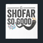 Shofar So gute lustige jüdische Hanukkah Holiday G Notizblock<br><div class="desc">chanukah, menorah, hanukkah, dreidel, jüdisch, judaism, holiday, religion, christliche, </div>