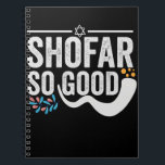 Shofar So gute lustige jüdische Hanukkah Holiday G Notizblock<br><div class="desc">chanukah, menorah, hanukkah, dreidel, jüdisch, judaism, holiday, religion, christliche, </div>