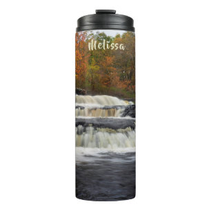 Shohola Falls im Herbst (2) Thermosbecher