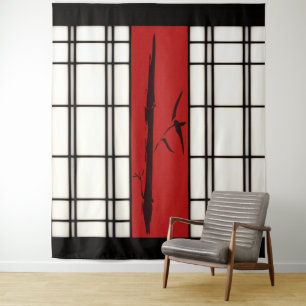 Shoji - Bamboo Wandteppich