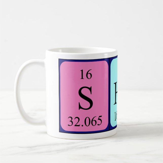 Shon Periodenname Tasse (Links)