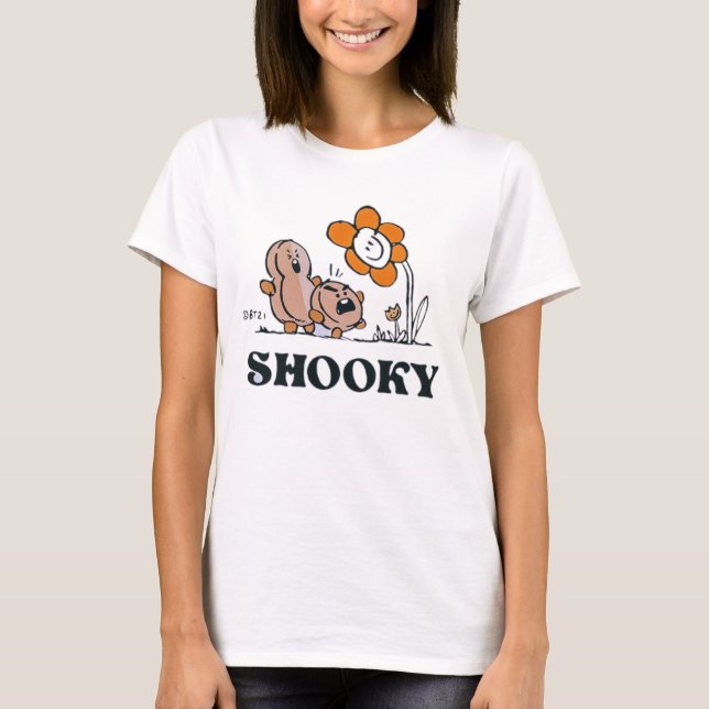 Shooky BT21-Zeichen T-Shirt (Vorderseite)