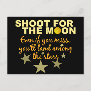 Shoot 4 Die Mondpostkarte Postkarte