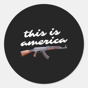 Shoot America Trump Bulletproof Trump 2024 Runder Aufkleber