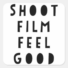 Shoot Film fühlen sich gut Aufkleber