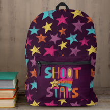Shoot for Stars Gemustert Backpack