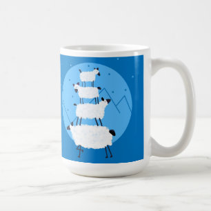Shoot for Stars Sheep Motivierend Tasse