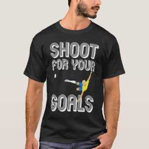 Shoot für Ihre Ziele Brasilien Kicking Ball T-Shirt
