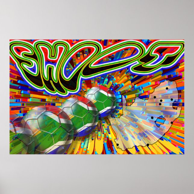 Shoot Goal Soccer Poster (Vorne)