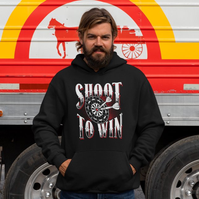 Shoot to Win - Legendary Dart Champion Hoodie (Von Creator hochgeladen)