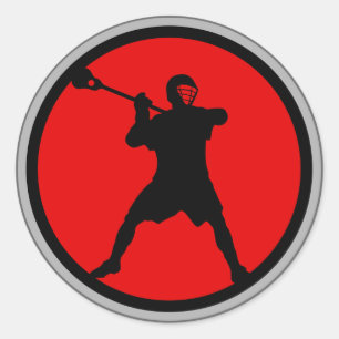 Shooter-rot Runder Aufkleber