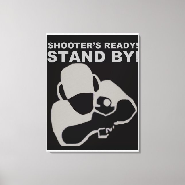 Shooter's Ready Leinwand Poster (Vorderseite)