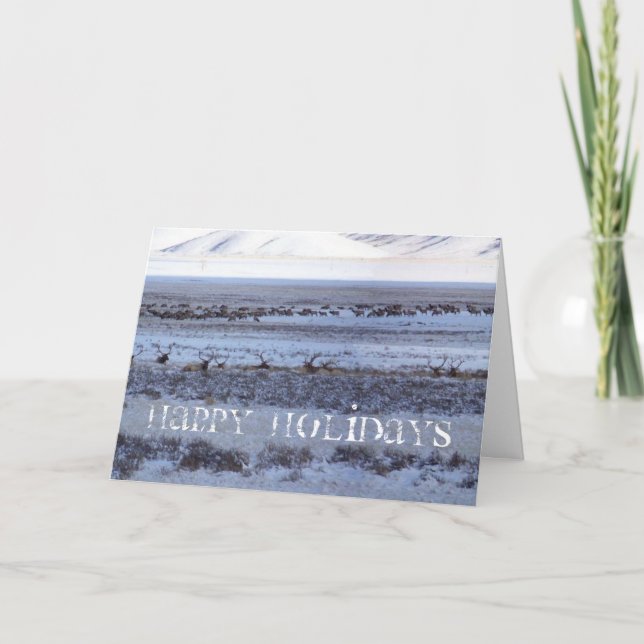 Shootin Feiertagskarte (Vorderseite)